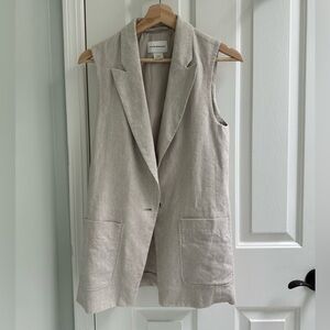 Club Monaco Linen Vest